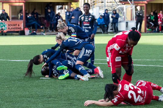 Piteås Faith Ikidi och June Pedersen deppar
