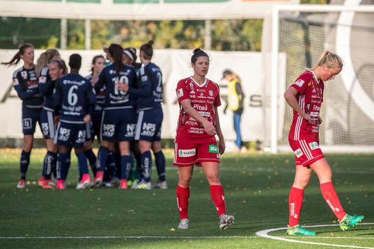 Piteås Hanna Pettersson och Ronja Aronsson deppar
