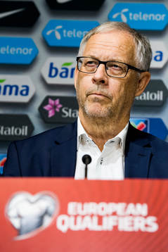 Lars Lagerbäck, head coach of Norway