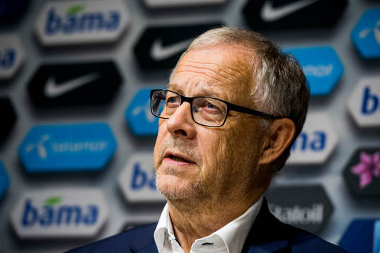 Lars Lagerbäck, head coach of Norway