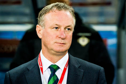 Michael O'Neill, head coach of Northern Irelandahead of the