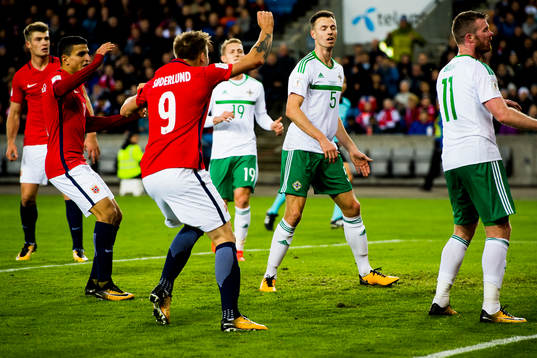 Alexander Sørloth, Mohamed Elyounoussi and Alexander Toft