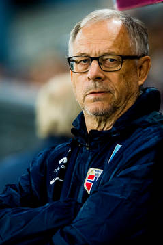 Lars Lagerbäck, head coach of Norway
