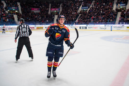 Djurgårdens Lukas Vejdemo jublar