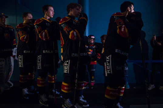 under ishockeymatchen i SHL mellan Djurgården och Växjö