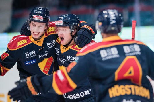 Djurgårdens Lukas Vejdemo jublar