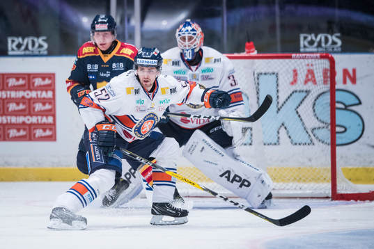 Växjös Arvid Lundberg och Djurgårdens Henrik Eriksson