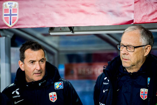 Per Joar Hansen, assistant coach of Norway, and Lars