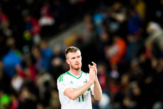 Chris Brunt of Northern Ireland