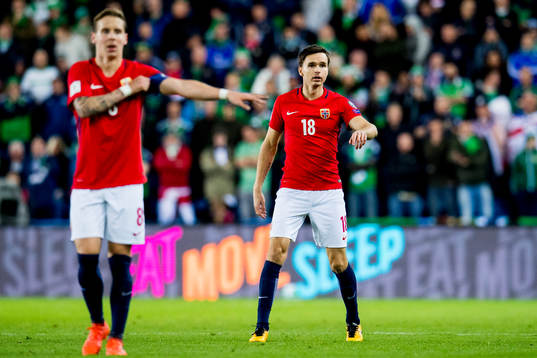Stefan Johansen and Ole Kristian Selnæs of Norway