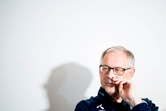 Lars Lagerbäck, head coach of Norway