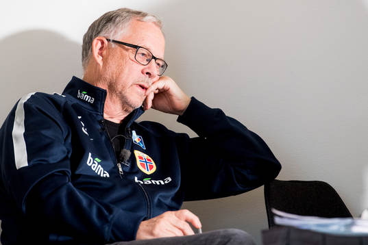 Lars Lagerbäck, head coach of Norway
