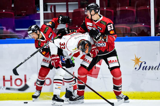 Malmö Redhawks Daniel Zaar och Fredrik Händemark