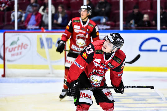 Malmö Redhawks Christoffer Forsberg deppar