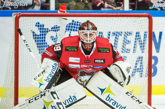 Malmö Redhawks målvakt Oscar Alsenfelt