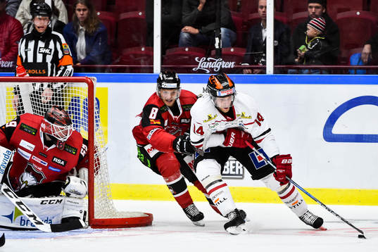 Örebros Tom Wandell oroar mot Malmö Redhawks Johan