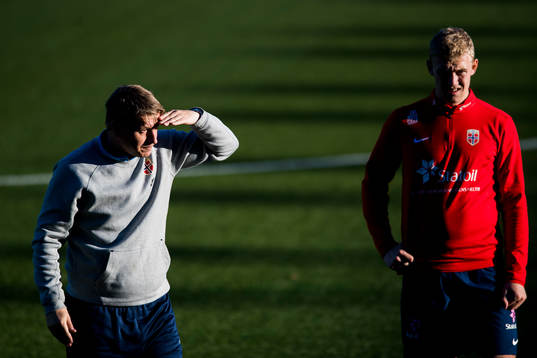 Leif Gunnar Smerud, head coach of Norway, and Henrik