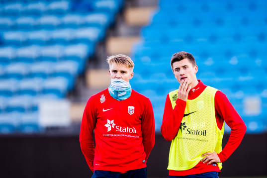Martin Ødegaard and Vebjørn Hoff