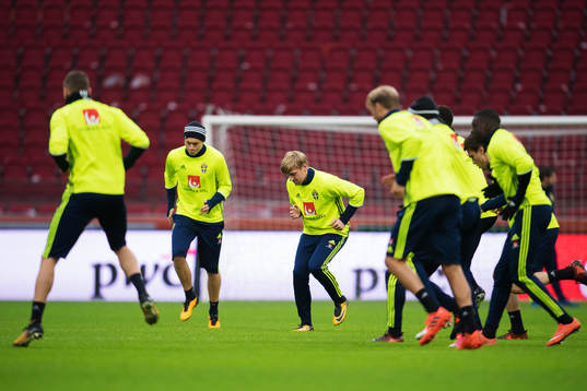 Victor Nilsson Lindelöf och Emil Forsberg