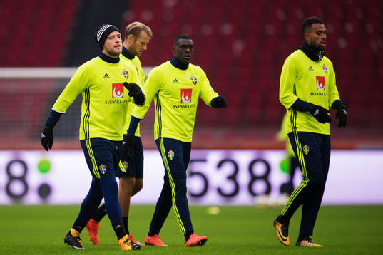 John Guidetti, Ola Toivonen, Ken Sema och Isaac Kiese Thelin