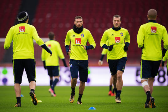 Marcus Berg och Jakob Johansson