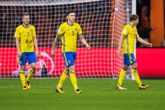 Sveriges Sebastian Larsson, Victor Nilsson Lindelöf och