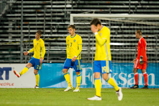 Sveriges Lukas Browning Lagerfeldt deppar