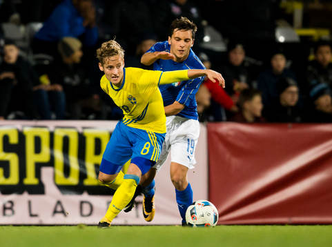 Sveriges Henrik Bellman före Italiens Alessandro Mallamo
