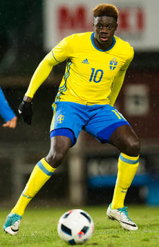 Italiens Filippo Melegoni mot Sveriges Joel Mumbongo