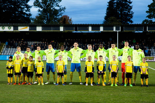 Sveriges spelare på Stadsparksvallen