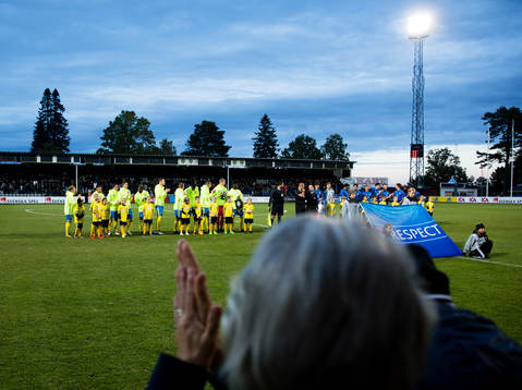 Sveriges spelare på Stadsparksvallen