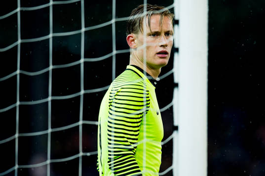 Goalkeeper Sondre Rossbach of Norway