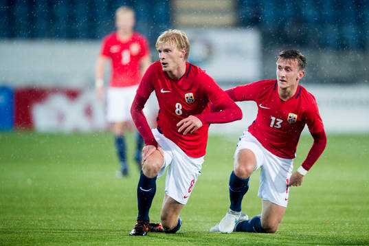Morten Thorsby and Erlend Reitan of Norway
