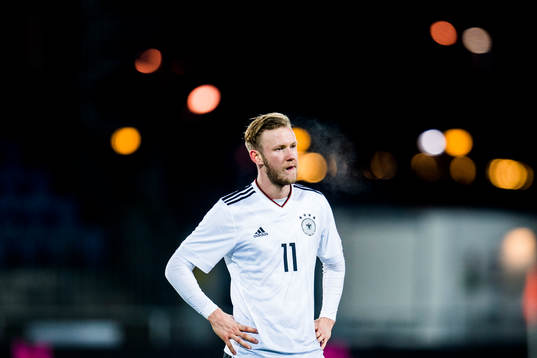 Cedric Teuchert of Germany looks dejected