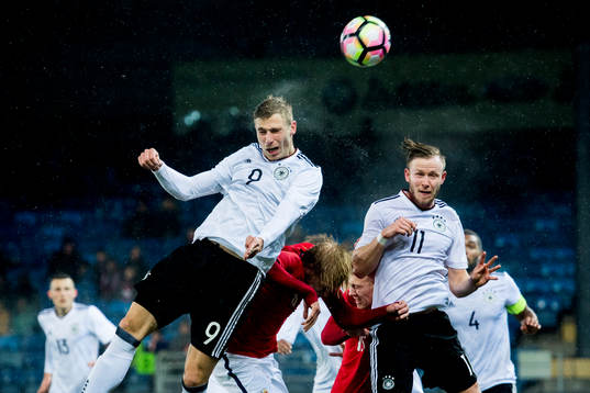 Felix Platte and Cedric Teuchert of Germany