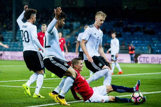 Thilo Kehrer and Benjamin Henrichs of Germany, Martin