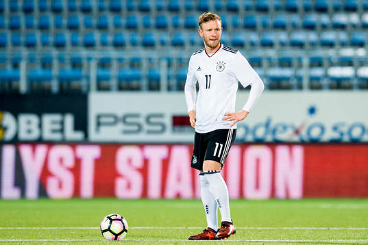 Cedric Teuchert of Germany looks dejected