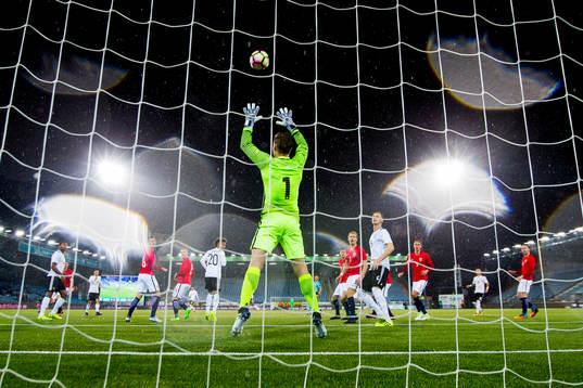 Goalkeeper Sondre Rossbach of Norway