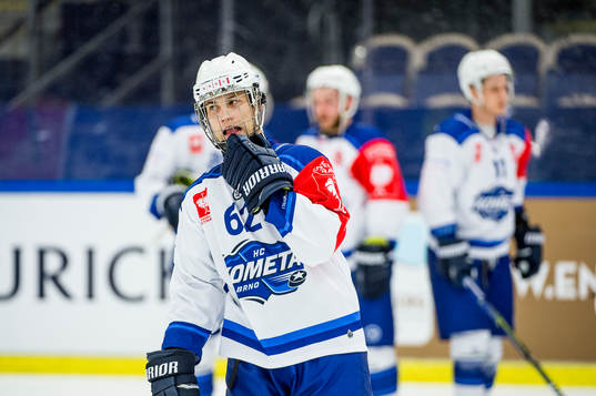Jan Mlcak of Kometa Brnos  looks dejected