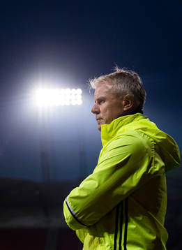 Sveriges förbundskapten Roland Nilsson