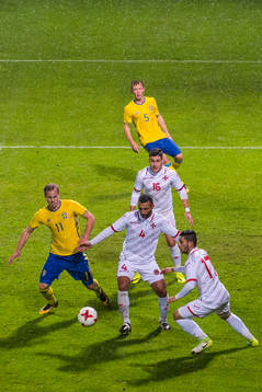 Sveriges Gustav Engvall och Joel Andersson oroar mot Maltas