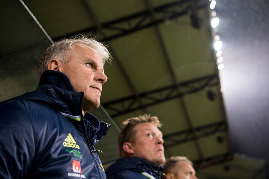 Sveriges förbundskapten Roland Nilsson