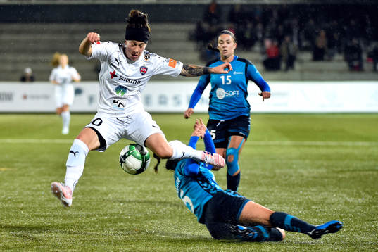 Rosengårds Ella Masar McLeod och Olimpia Clujs Teodora