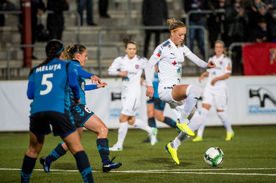Rosengårds Sanne Troelsgaard Nielsen mot Olimpia Clujs