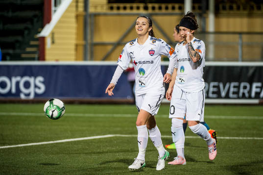 Rosengårds Iva Landeka jublar
