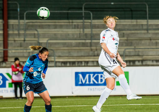 Rosengårds Glodis Perla Viggosdottir mot Olimpia Clujs