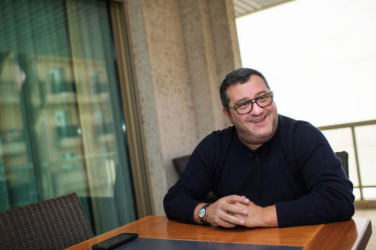 Spelaragenten Mino Raiola som företräder ett stort antal