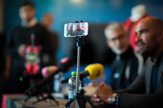 Livesändning via mobiltelefon när Daniel Majstorovic
