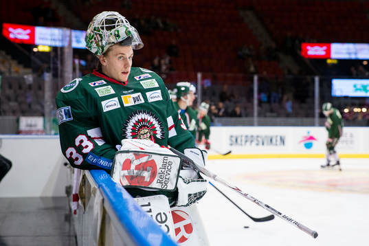 Frölundas målvakt Johan Mattsson