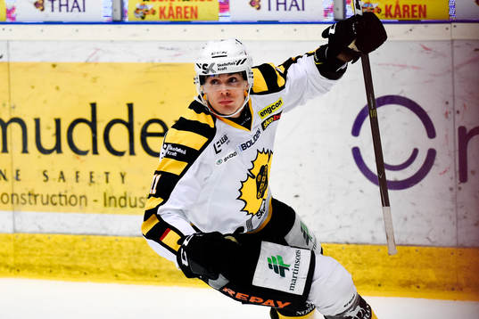 Skellefteås Henrik Hetta jublar